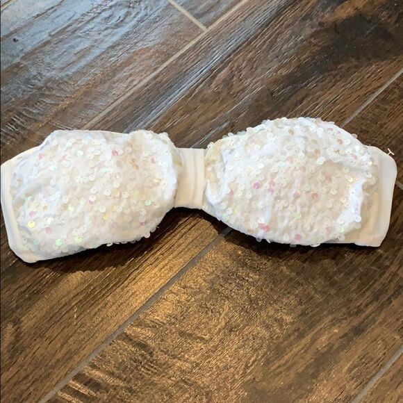 Pink by Victoria’s Secret Bandeau Strapless Top XS - Picture 1 of 4